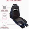 imageSwissGear 1900 ScanSmart 17 Laptop Backpack GreyBlack  Reflective Tech Backpack with ScanSmart Compartment  Multiple Organizer Pockets ampamp RFID Scan Blocking TechnologyNavy Ballistic