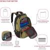 imageSwissGear 1900 ScanSmart 17 Laptop Backpack GreyBlack  Reflective Tech Backpack with ScanSmart Compartment  Multiple Organizer Pockets ampamp RFID Scan Blocking TechnologyOlive Branch