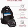 imageSwissGear 1900 ScanSmart 17 Laptop Backpack GreyBlack  Reflective Tech Backpack with ScanSmart Compartment  Multiple Organizer Pockets ampamp RFID Scan Blocking TechnologyWhiteBlack