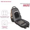 imageSwissGear 1900 ScanSmart 17 Laptop Backpack GreyBlack  Reflective Tech Backpack with ScanSmart Compartment  Multiple Organizer Pockets ampamp RFID Scan Blocking TechnologyPastel Brown