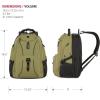 imageSwissGear 1900 ScanSmart 17 Laptop Backpack GreyBlack  Reflective Tech Backpack with ScanSmart Compartment  Multiple Organizer Pockets ampamp RFID Scan Blocking TechnologyOlive Branch