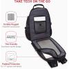 imageSwissGear 1900 ScanSmart 17 Laptop Backpack GreyBlack  Reflective Tech Backpack with ScanSmart Compartment  Multiple Organizer Pockets ampamp RFID Scan Blocking TechnologyBlackBlack
