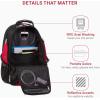 imageSwissGear 1900 ScanSmart 17 Laptop Backpack GreyBlack  Reflective Tech Backpack with ScanSmart Compartment  Multiple Organizer Pockets ampamp RFID Scan Blocking TechnologyRedBlack