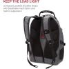 imageSwissGear 1900 ScanSmart 17 Laptop Backpack GreyBlack  Reflective Tech Backpack with ScanSmart Compartment  Multiple Organizer Pockets ampamp RFID Scan Blocking TechnologyHeather Grey
