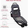 imageSwissGear 1900 ScanSmart 17 Laptop Backpack GreyBlack  Reflective Tech Backpack with ScanSmart Compartment  Multiple Organizer Pockets ampamp RFID Scan Blocking TechnologyWhiteBlack