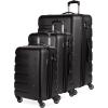 imageSwissGear 7366 Hardside Expandable Luggage with Spinner Wheels Green CheckedLarge 27InchBlack