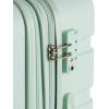 imageSwissGear 7366 Hardside Expandable Luggage with Spinner Wheels Green CheckedLarge 27InchClearly Aqua