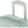 imageSwissGear 7366 Hardside Expandable Luggage with Spinner Wheels Green CheckedLarge 27InchClearly Aqua