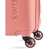 imageSwissGear 7366 Hardside Expandable Luggage with Spinner Wheels Green CheckedLarge 27InchCoral Almond