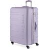 imageSwissGear 7366 Hardside Expandable Luggage with Spinner Wheels Green CheckedLarge 27InchEvening Haze
