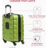 imageSwissGear 7366 Hardside Expandable Luggage with Spinner Wheels Green CheckedLarge 27InchGreen