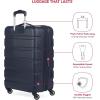 imageSwissGear 7366 Hardside Expandable Luggage with Spinner Wheels Green CheckedLarge 27InchNavy