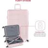 imageSwissGear 7366 Hardside Expandable Luggage with Spinner Wheels Green CheckedLarge 27InchPink