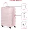 imageSwissGear 7366 Hardside Expandable Luggage with Spinner Wheels Green CheckedLarge 27InchPink