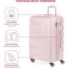 imageSwissGear 7366 Hardside Expandable Luggage with Spinner Wheels Green CheckedLarge 27InchPink