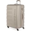 imageSwissGear 7366 Hardside Expandable Luggage with Spinner Wheels Green CheckedLarge 27InchSand