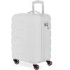 imageSwissGear 7366 Hardside Expandable Luggage with Spinner Wheels Green CheckedLarge 27InchWhite