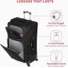 imageSwissGear Sion Softside Expandable Luggage Burgundy CheckedMedium 25InchBlack
