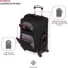 imageSwissGear Sion Softside Expandable Luggage Burgundy CheckedMedium 25InchBlack