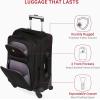 imageSwissGear Sion Softside Expandable Luggage Burgundy CheckedMedium 25InchBlack