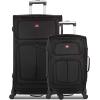imageSwissGear Sion Softside Expandable Luggage Burgundy CheckedMedium 25InchBlack