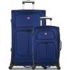imageSwissGear Sion Softside Expandable Luggage Burgundy CheckedMedium 25InchBlue