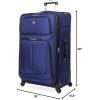 imageSwissGear Sion Softside Expandable Luggage Burgundy CheckedMedium 25InchBlue