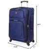 imageSwissGear Sion Softside Expandable Luggage Burgundy CheckedMedium 25InchBlue