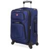 imageSwissGear Sion Softside Expandable Luggage Burgundy CheckedMedium 25InchBlue