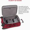 imageSwissGear Sion Softside Expandable Luggage Burgundy CheckedMedium 25InchBurgundy