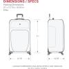 imageSwissGear Sion Softside Expandable Luggage Burgundy CheckedMedium 25InchBurgundy