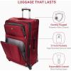 imageSwissGear Sion Softside Expandable Luggage Burgundy CheckedMedium 25InchBurgundy