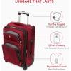 imageSwissGear Sion Softside Expandable Luggage Burgundy CheckedMedium 25InchBurgundy