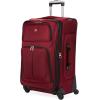 imageSwissGear Sion Softside Expandable Luggage Burgundy CheckedMedium 25InchBurgundy