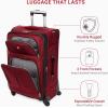 imageSwissGear Sion Softside Expandable Luggage Burgundy CheckedMedium 25InchBurgundy