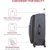 imageSwissGear Sion Softside Expandable Luggage Burgundy CheckedMedium 25InchDark Grey