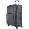 imageSwissGear Sion Softside Expandable Luggage Burgundy CheckedMedium 25InchDark Grey