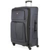 imageSwissGear Sion Softside Expandable Luggage Burgundy CheckedMedium 25InchDark Grey