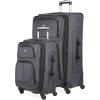 imageSwissGear Sion Softside Expandable Luggage Burgundy CheckedMedium 25InchDark Grey