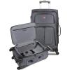 imageSwissGear Sion Softside Expandable Luggage Burgundy CheckedMedium 25InchDark Grey