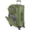 imageSwissGear Sion Softside Expandable Luggage Burgundy CheckedMedium 25InchEvergreen