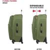 imageSwissGear Sion Softside Expandable Luggage Burgundy CheckedMedium 25InchEvergreen
