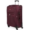 imageSwissGear Sion Softside Expandable Luggage Burgundy CheckedMedium 25InchMerlot
