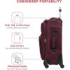 imageSwissGear Sion Softside Expandable Luggage Burgundy CheckedMedium 25InchMerlot