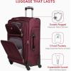 imageSwissGear Sion Softside Expandable Luggage Burgundy CheckedMedium 25InchMerlot