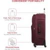 imageSwissGear Sion Softside Expandable Luggage Burgundy CheckedMedium 25InchMerlot