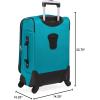 imageSwissGear Sion Softside Expandable Luggage Burgundy CheckedMedium 25InchTeal