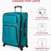 imageSwissGear Sion Softside Expandable Luggage Burgundy CheckedMedium 25InchTeal