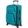 imageSwissGear Sion Softside Expandable Luggage Burgundy CheckedMedium 25InchTeal