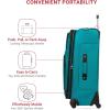 imageSwissGear Sion Softside Expandable Luggage Burgundy CheckedMedium 25InchTeal